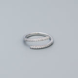 Inlaid Zircon Geometric Ring – Everyday Gifts — 3