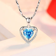 S925 Sterling Silver Women's Love Heart Pendant – Jewelry Gift Ideas — 5
