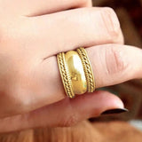 Simple Retro Domineering Ring Trendy And Smooth – Everyday Gifts — 3