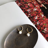 Korean Style Irregular Freshwater Pearl Earrings Women – Stylish Gifts — 4