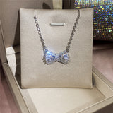 Fashion Women's Simple Bow Necklace – Jewelry Gift Ideas — 1