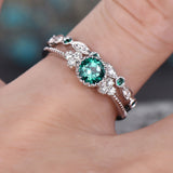 2pcs Colored Diamond Rings Rhinestones Ring – Surprise Gifts — 2