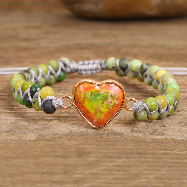 Colorful Heart Emperor Hand Braided Double – Jewelry Gift Ideas — 1