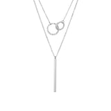 Geometric Pendant Double-layer Stainless Steel – Jewelry Gift Ideas — 11