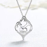 S925 Sterling Silver Pendant To Give Mom Simple – Jewelry Gift Ideas — 1