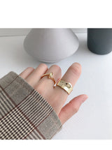 Irregular Concave And Convex Open-end Ring For Women – Gifts for Her — 2
