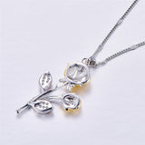 Golden Rose Flower Pendant Necklace – Jewelry Gift Ideas — 2