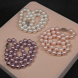 Women's Elegant Round Shell Pearl Necklace – Jewelry Gift Ideas — 6