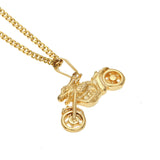 Men's Motorcycle Shape Stainless Steel Pendant – Jewelry Gift Ideas — 4