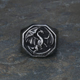 King's Riding Seat Dragon Titanium Steel Ring – Jewelry Gift Ideas — 4