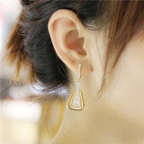 Zircon Earrings Rose Gold Plated All-match Simple – Gift Ideas — 6