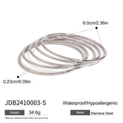 High-grade Stainless Steel Simple Bracelet – Jewelry Gift Ideas — 8