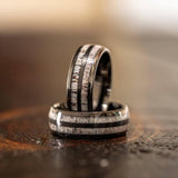 Tungsten Steel All Photoelectric Black Ring – Small Gift Ideas — 2