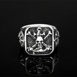 Men's Ring Pirate Eight Awn Star Vintage Stainless – Gifts for Him — 5