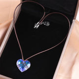 Natural Crystal Heart-shaped Choker Couple Girlfriends – Stylish Gifts — 1