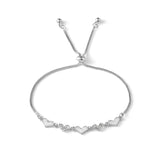Rhinestone Heart Heart White Closed Inlay – Jewelry Gift Ideas — 2