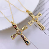 Niche Personality Hip Hop Mens Cross Necklace – Jewelry Gift Ideas — 1