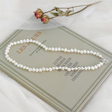 Baroque Pearl Necklace 925 Silver OT Buckle – Jewelry Gift Ideas — 4
