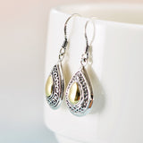 Women's Niche Wave Drop Gold Plated Earrings – Gifts for Her — 1