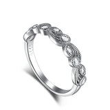 Sterling Silver Ring With Diamonds Simple Ladies – Practical Gifts — 11