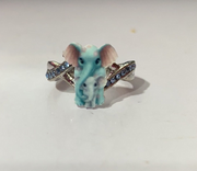 Elephant Mother Ring Women's Diamond Ring – Gifts for Her — 1