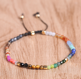 12 Constellation Lucky Stone 3MM Seven Chakra – Jewelry Gift Ideas — 3