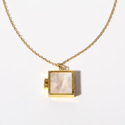 Shell Titanium Steel Album Necklace Opening – Jewelry Gift Ideas — 6