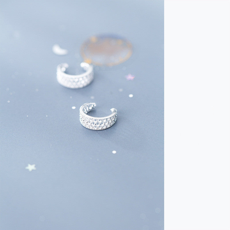 S925 silver earrings curved ear clip – Special Occasion Gifts — 1