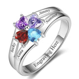 Lovers Rings Silver Rings Female And Male Pair Gift – Gifts for Her — 1