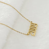 18K Stainless Steel 1990- Year Necklace – Jewelry Gift Ideas — 14