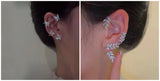 Super Flashing Diamond Earrings With Butterfly Ear – Stylish Gifts — 13