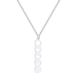 Women's Moon Phase Shape Space Themed Pendant – Jewelry Gift Ideas — 2