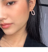 925 Silver Needle Geometric Earrings Personality – Gifts for Her — 3