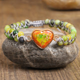 Colorful Heart Emperor Hand Braided Double – Jewelry Gift Ideas — 3