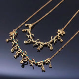 Green Tara Mantra Pendant Necklace Clavicle Chain – Jewelry Gift Ideas — 3