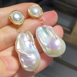 Cloud Light Baroque Pearl Earrings – Stylish Gifts — 2