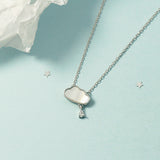 Water Drop Shell Cloud Necklace Design Sense – Jewelry Gift Ideas — 2