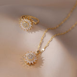 Ring Movable Clavicle Chain – Jewelry Gift Ideas — 7