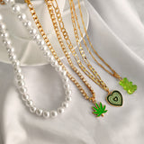Heart Maple Bear Pendant Multilayer Twisted Chain – Jewelry Gift Ideas — 4