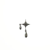 Sterling Silver Needle Star River Evening Stud – Gifts for Her — 4