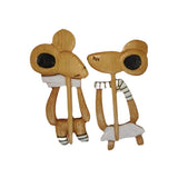 Wooden Animal Brooch Cute Gift Knitted Sweater – Jewelry Gift Ideas — 12