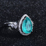 Full Diamond Ring Colorful Treasure Ear Studs – Jewelry Gift Ideas — 3