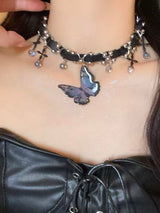 Butterfly-drip-glaze Bead Necklace Niche Design – Jewelry Gift Ideas — 6