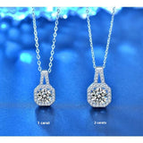 Moissanite S925 Sterling Silver Necklace – Jewelry Gift Ideas — 2