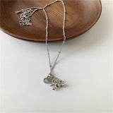 Titanium Steel Love Sweet Cherry Heart Necklace – Jewelry Gift Ideas — 5