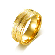 Color Scrub Titanium Steel Ring – Thoughtful Gifts — 1
