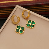 Women's Temperamental Emerald Love Earrings – Jewelry Gift Ideas — 3