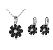 Copper Zircon Floral Diamond Necklace Stud – Jewelry Gift Ideas — 17