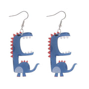 Creative Handmade Acrylic Cartoon Dinosaur Earrings – Stylish Gifts — 3