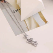 Women's Cute Bear Necklace Design Niche Titanium – Jewelry Gift Ideas — 1
